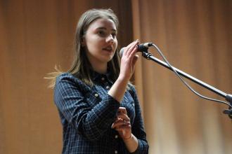 Курсант Львівського державного університету безпеки життєдіяльності Володимир Митко посів І-е місце у Конкурсі на краще декламування української поезії Курсант Львівського державного університету безпеки життєдіяльності Володимир Митко посів І-е місце у Конкурсі на краще декламування української поезії