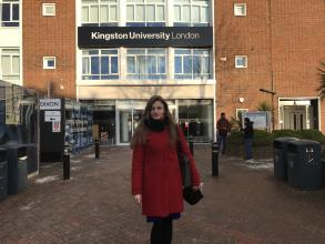 Марія Мандрона відвідала Кінгстонський університет  у рамках європейського освітнього проекту Еразмус+