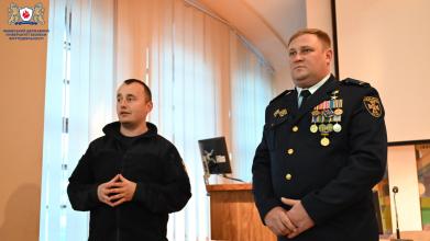У Львівському державному університеті безпеки життєдіяльності відбулась зустріч із Героєм України