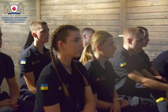 У День скорботи і вшанування пам’яті жертв війни в Україні курсанти ЛДУБЖД відвідали музей "Територія Терору"