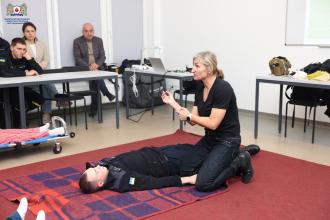 Заняття з тактичної медицини для курсантів ЛДУ БЖД провела інструкторка з Польщі