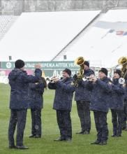 Оркестр ЛДУБЖД виконав Державний Гімн України під час матчу «Карпати» – «Металіст 1925» Оркестр ЛДУБЖД виконав Державний Гімн України під час матчу «Карпати» – «Металіст 1925»