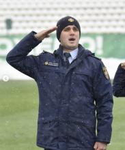 Оркестр ЛДУБЖД виконав Державний Гімн України під час матчу «Карпати» – «Металіст 1925» Оркестр ЛДУБЖД виконав Державний Гімн України під час матчу «Карпати» – «Металіст 1925»