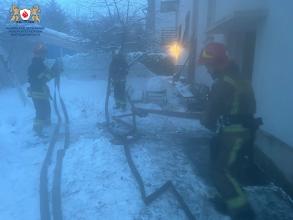 Курсанти ЛДУБЖД взяли участь у ліквідації пожежі у Львові