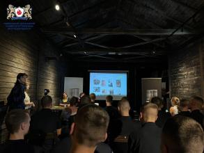 У День скорботи і вшанування пам’яті жертв війни в Україні курсанти ЛДУБЖД відвідали музей "Територія Терору"