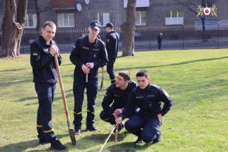 Жива пам’ять поколінь: випускники ЛДУБЖД висадили алею сакур Жива пам’ять поколінь: випускники ЛДУБЖД висадили алею сакур