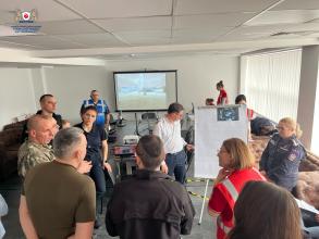 Представники університету взяли участь в командно-штабних навчаннях в рамках проєкту CROSSFLOOD