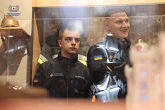 Курсанти Львівського державного університету безпеки життєдіяльності відвідали кімнату національно-патріотичного виховання