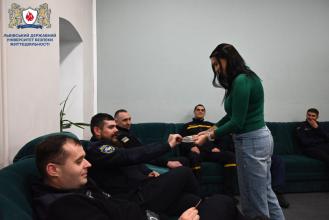 В Університеті продовжує роботу Центр відновлення для рятувальників
