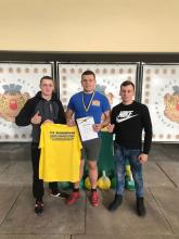 Спортсмени Університету взяли участь у Всеукраїнських змаганнях із гирьового спорту 