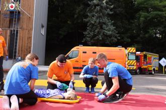 Офіційне відкриття Всеукраїнського спеціалізованого дитячо-юнацького табору «Рятувальник-2024»