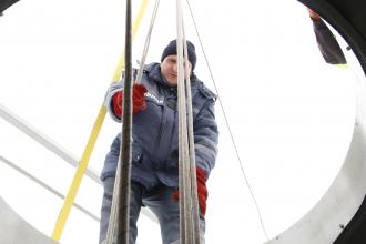 На базі багатофункціонального тренажеру для практичної підготовки рятувальників Університету розпочались практичні заняття