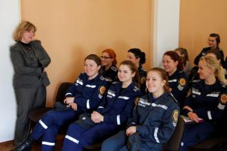 В Університеті відбулася зустріч для курсанток та студенток перших-третіх курсів з керівником «Клініки дружньої до молоді» в межах проекту «Погляд у майбутнє» Федоренко Галиною Іванівною