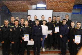 Рада курсантського та студентського самоврядування провела брейн-ринг, присвячений Дню пожежної охорони