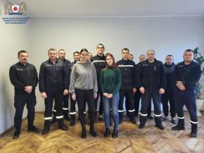 На базі Центру психологічного відновлення Львівського державного університету безпеки життєдіяльності відбулося тренінгове заняття для рятувальників 