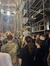 У Гарнізонному храмі святих апостолів Петра і Павла курсанти ЛДУБЖД долучилися до відкриття виставки «Ікони на ящиках з-під набоїв» У Гарнізонному храмі святих апостолів Петра і Павла курсанти ЛДУБЖД долучилися до відкриття виставки «Ікони на ящиках з-під набоїв»