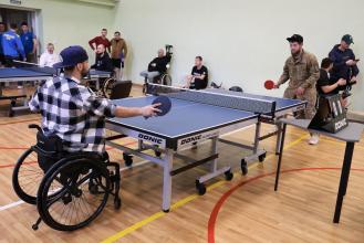 Ветеран війни – працівник університету здобув призове місце у змаганнях з настільного тенісу Ветеран війни – працівник університету здобув призове місце у змаганнях з настільного тенісу