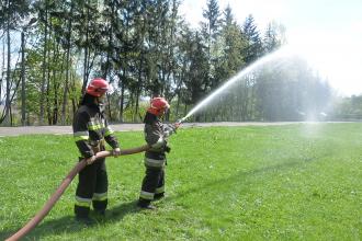 Практичне заняття на тему «Забір та нагнітання води з використанням насосного устаткування пожежних автоцистерн»
