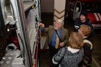 До Університету завітав професор муніципального коледжу округу Фредерік (США), доктор соціології, почесний член пожежної служби графства Маршалл А. Боткін До Університету завітав професор муніципального коледжу округу Фредерік (США), доктор соціології, почесний член пожежної служби графства Маршалл А. Боткін