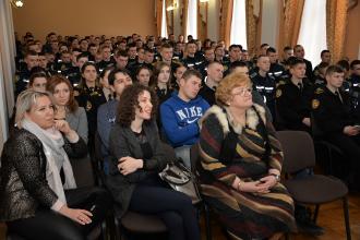 До Університету завітав професор муніципального коледжу округу Фредерік (США), доктор соціології, почесний член пожежної служби графства Маршалл А. Боткін До Університету завітав професор муніципального коледжу округу Фредерік (США), доктор соціології, почесний член пожежної служби графства Маршалл А. Боткін