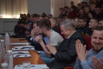 Рятувальники вміють жартувати: в Університеті відбувся Відкритий фестиваль команд КВН закладів вищої освіти ДСНС