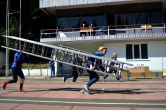 В рамках спартакіади 2015-2016 на навчально-спортивному комплексі Університету відбулися змагання з пожежно-прикладного спорту В рамках спартакіади 2015-2016 на навчально-спортивному комплексі Університету відбулися змагання з пожежно-прикладного спорту