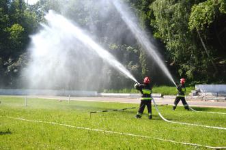 В рамках спартакіади  2015-2016  на навчально-спортивному комплексі Університету відбулися змагання з пожежно-прикладного спорту  