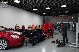 В Університеті відбулись показово-практичні заняття із застосуванням сучасного гідравлічного аварійно-рятувального обладнання