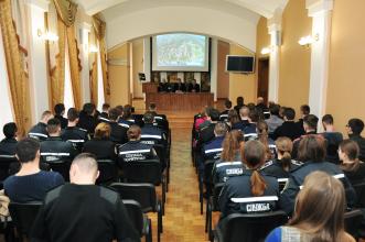 Представники управління оповіщення, телекомунікацій та інформаційних технологій ДСНС України зустрілись з курсантами та студентами, які навчаються за спеціальністю «Кібербезпека»