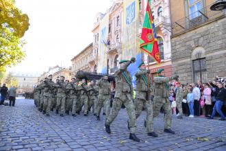 Курсанти ЛДУБЖД взяли участь у «Марші захисників України» 