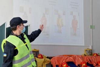 У Тренінговому центрі рятувальних робіт ЛДУБЖД відбулось відкрите практичне заняття з дисципліни «Радіаційний, хімічний, біологічний захист»
