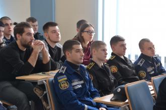 У рамках програми ERASMUS+ до Університету завітав член Вищої ради Ліги оборони, член Асоціації офіцерів запасу Естонії - Маті Райдма