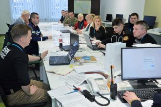 У рамках командно-штабних навчань продовжується ініціалізація нових завдань для штабу ліквідації НС