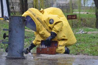 Кафедрою пожежної тактики та аварійно-рятувальних робіт проведено практичне заняття з дисципліни «Організація аварійно-рятувальних робіт» (ВІДЕО)