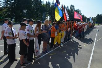 Урочисте відкриття XVI Всеукраїнського збору-змагань « Школа безпеки» Урочисте відкриття XVI Всеукраїнського збору-змагань « Школа безпеки»
