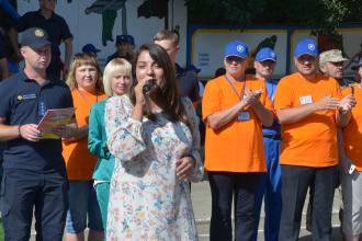 Урочисте відкриття XVI Всеукраїнського збору-змагань « Школа безпеки» Урочисте відкриття XVI Всеукраїнського збору-змагань « Школа безпеки»