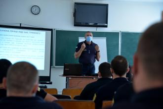 Колеги із закладів вищої освіти структури ДСНС України проходять практичний тренінг на базі Університету 