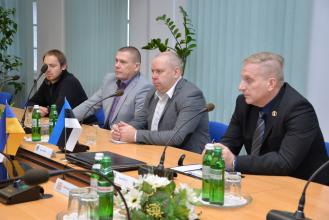 До Університету з робочим візитом прибула група естонських експертів з гуманітарного розмінування