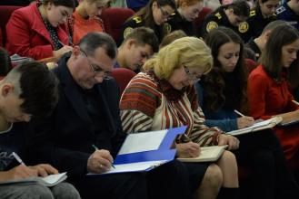 В Університеті відбувся Всеукраїнський диктант національної єдності