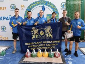 Спортсмени ЛДУБЖД — переможці та призери Відкритого кубка Асоціації гирьового спорту України!