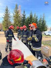 Курсанти ЛДУБЖД вдосконалюють навички на навчальному полігоні