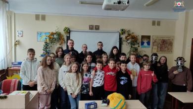 Курсанти ЛДУБЖД провели профорієнтаційні заняття для школярів Сихівського ліцею