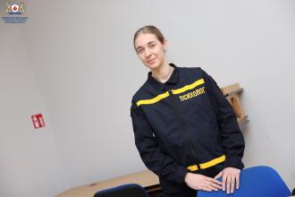 Заняття з психологічної підготовки для майбутніх рятувальників у рамках навчальної практики психологів
