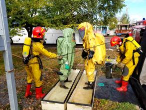 Практичні заняття з хімічної розвідки на полігоні ЛДУБЖД