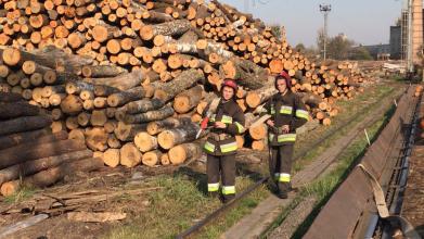 Курсанти 4 курсу вдосконалювали свої практичні навички з організації гасіння пожеж на Львівському фанерному заводі