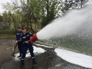 В Університеті відбулися практичні заняття із дисципліни «Протипожежна та аварійно-рятувальна техніка»