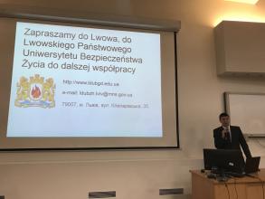 У рамках міжнародної співпраці представники університету відвідали Суспільну Академію Наук  (SAN,  Społeczna Akademia Nauk) в місті  Лодзь (Республіка Польща)