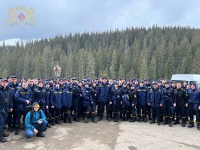 100 курсантів та студентів ЛДУ БЖД взяли участь у Всеукраїнській акції «Говерла 2023»