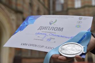 Артем Стельмашов виборов срібло на Відкритому всеукраїнському турнірі "Lviv Judo Open" 