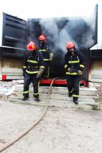 Практичні заняття у вогневому тренажері контейнерного типу зі слухачами заочної форми навчання